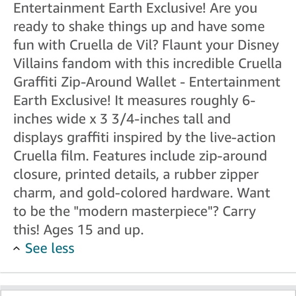 NWT Loungefly Villains cruella graffiti mini backpack - Picture 15 of 16